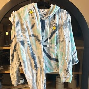 PJ Salvage Blue and White loungewear with Soft Cotton Fabric